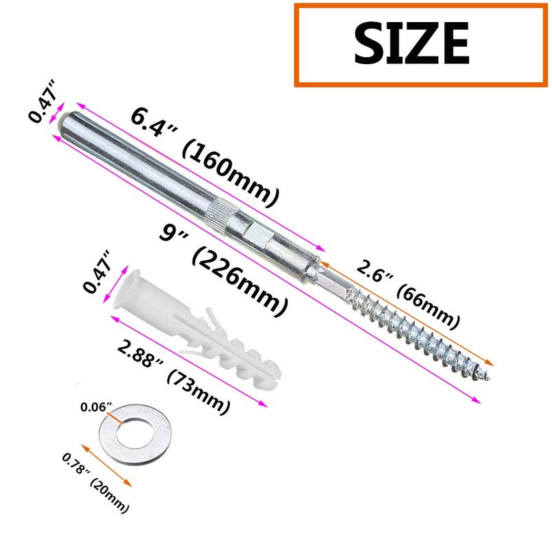 SpzcdZa 4pcs 6-2/5" Floating Shelf Invisible Support Bracket,Hidden Shelf Support Brackets Hardened Concealed Floating Shelf Blind Wall Shelf Floating Shelf Metal Brackets - Image 2